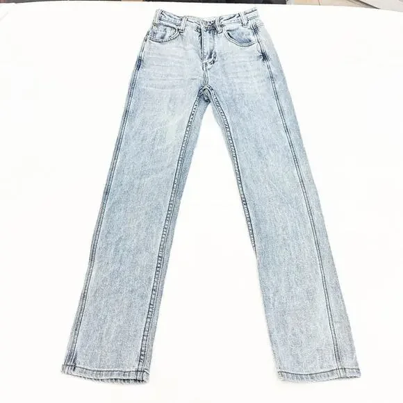 Suncoo Paris Jeans Ridley Light Wash Denim Size 34 France